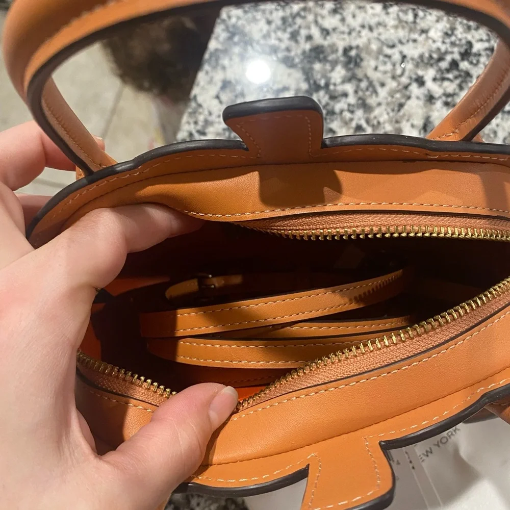 Brand new with tags coach runway pumpkin RARE - Picture 4 of 8